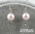 baumelnden Stil 12mm gefärbt Babygesicht Farbe Muschel Perlen Ohrringe
