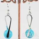 blue turquoise earring