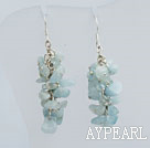 aquamarine beades earrings
