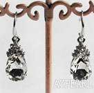 shinning manmade crystal like earrings 