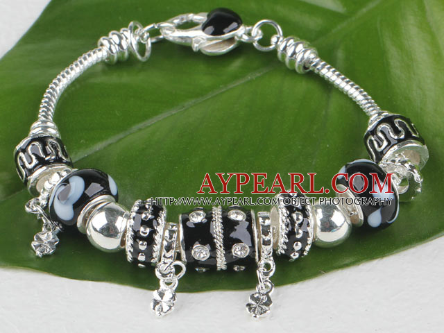 7.9 inches fantasy charm bracelet with rhinestone