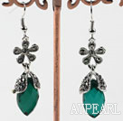 Korean jewelry elegant tear drop earrings with rhinestone