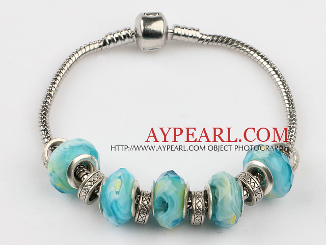 charm colored glaze bracelet