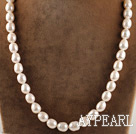 favorite 15,7 pouces 12-13mm blanc naturel collier de perles baroques