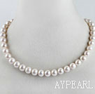 exquisite 15.7 inches 9-10mm natural milk color pearl necklace изысканный 15,7 дюймов 9-10mm цвет натурального молока жемчужное ожерелье