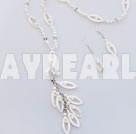 White Pearl frumos şi coajă cercei colier set