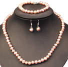 Nouveau design Lapis Set (Bracelet en perles Collier et Matched)
