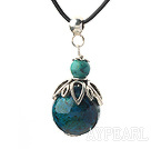 Classic Design Phoenix Stone Pendant Necklace with Adjustable Chain