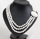 Classic Design 10mm Round Indien Achat Perlen Halskette