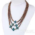pearl and blue jade necklace Perle und blaue Jade Halskette