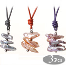 Unică Calabash Strand Forma colier de perle cu incuietoare homar