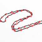 lace with lobster clasp halsband med Karbinlås