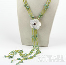 авантюрин бисером ожерелье с продажи цветов