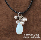 dant necklace with pierre de lune collier pendentif lobster clasp fermoir à mousqueton