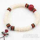 White Corozo Nut Prayer Bracelet ( Rosary Bracelet )