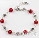 blood stone bracelet with extendable chain