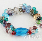 couleur cristal bracelet multi-