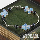 et bracelet en perles d'opale
