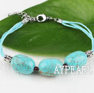 Bracelet turquoise magnifique avec la chaîne extensible