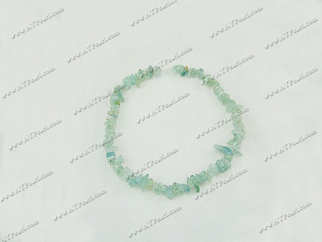 Aquamarine beads, 8*9mm nugget, sold per 15.7-inch strand.