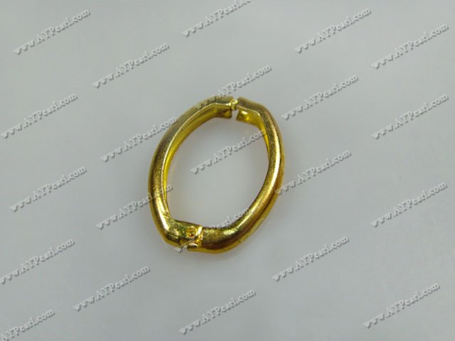 Alloy  clasps,golden,18*22mm, Sold per pkg of 100.