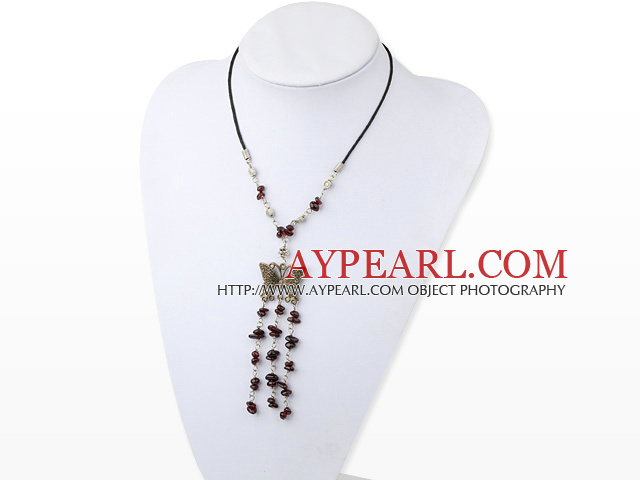 garnet necklace