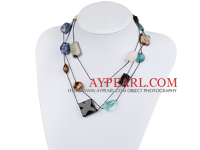 multi-stone necklace