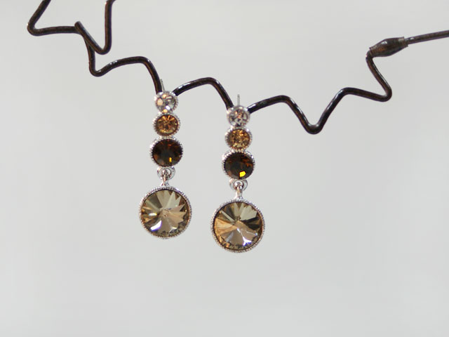 dangling style manmade rhinestone earrings 