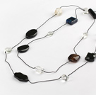 agate crystal necklace