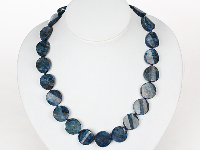 Assorted Lapis Necklace with Magnetic Clasp