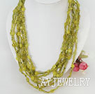 multi strand South Korea jade necklace