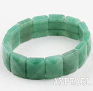 faceted 16*20mm aventurine bangle bracelet