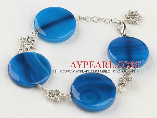 blue agate bracelet