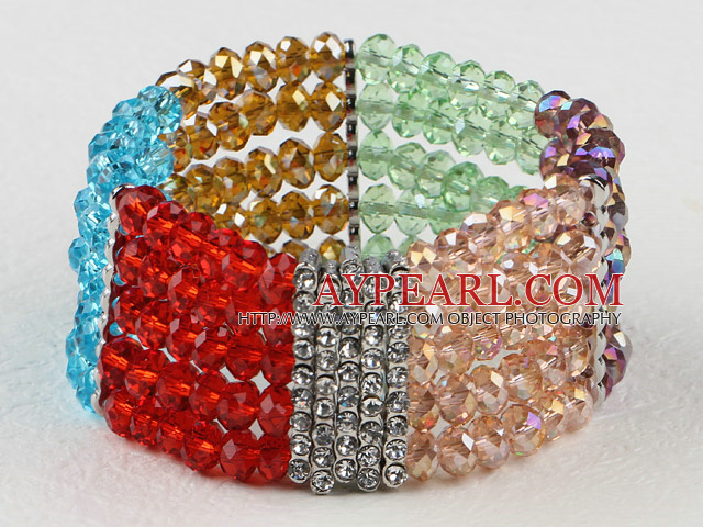 elastic crystal bracelet