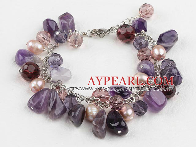 crystal pearl bracelet
