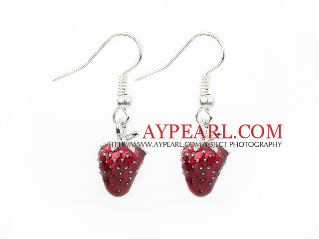 strawberry earrings