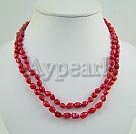 coral necklace