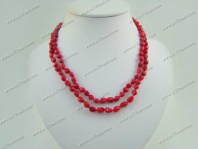 coral necklace