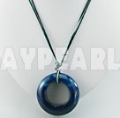 Wholesale Gemstone Necklace-blue agate necklace