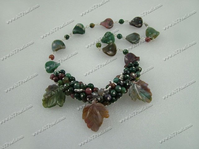 indian agate necklace