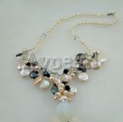 pearl crystal moonlight crystal necklace