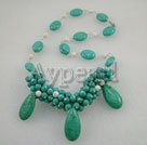 porcelain turquoise necklace