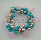 Wholesale Jewelry-pearl turquoise bracelet