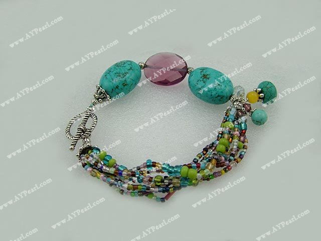 turquoise crystal bracelet