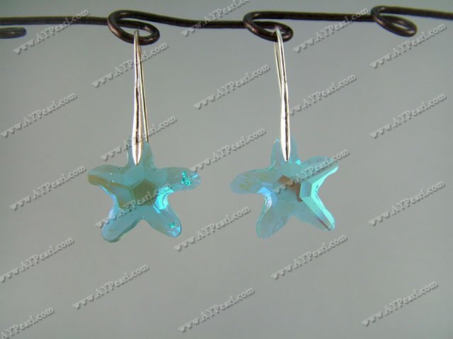 925 silver crystal earrings