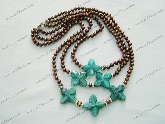 pearl jade necklace