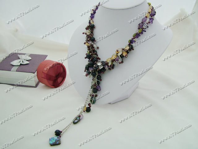 gemstone necklace