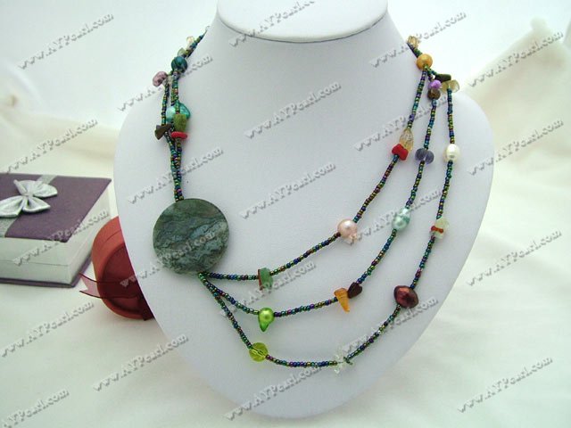 indian agate necklace