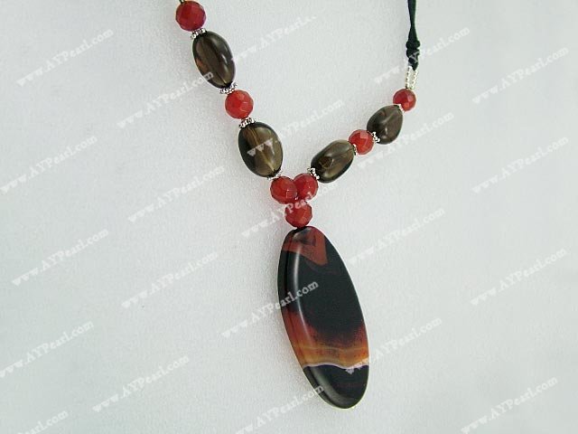 crystal agate necklace