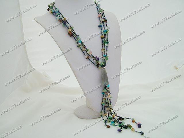 multi-stone necklace